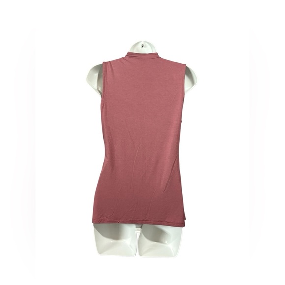 Colori, Sleeveless Top Mock Neck, Medium, Old Rose - Picture 5 of 9